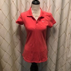 Nike Polo shirt, coral pink